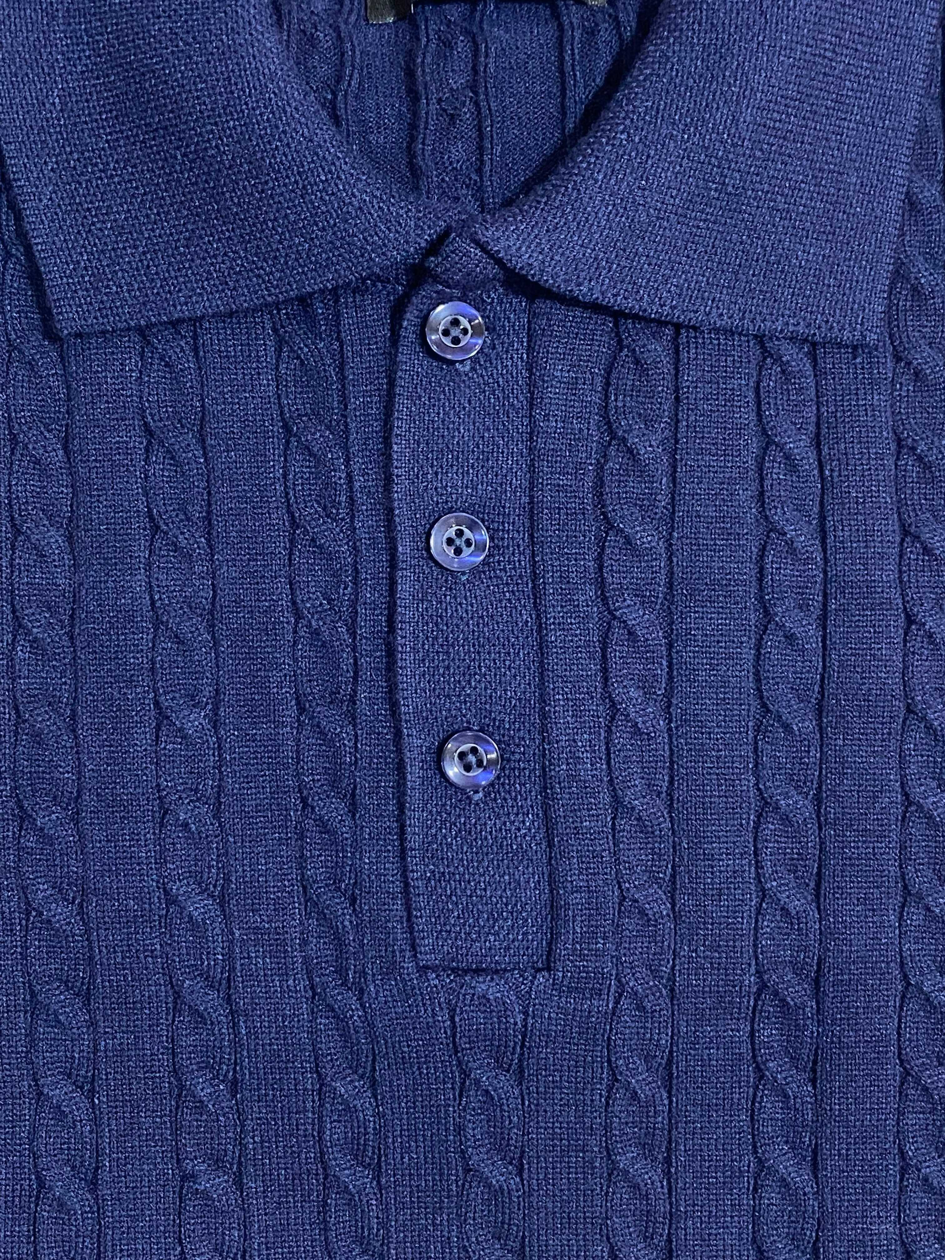 Ocean blue knitwear long sleeve