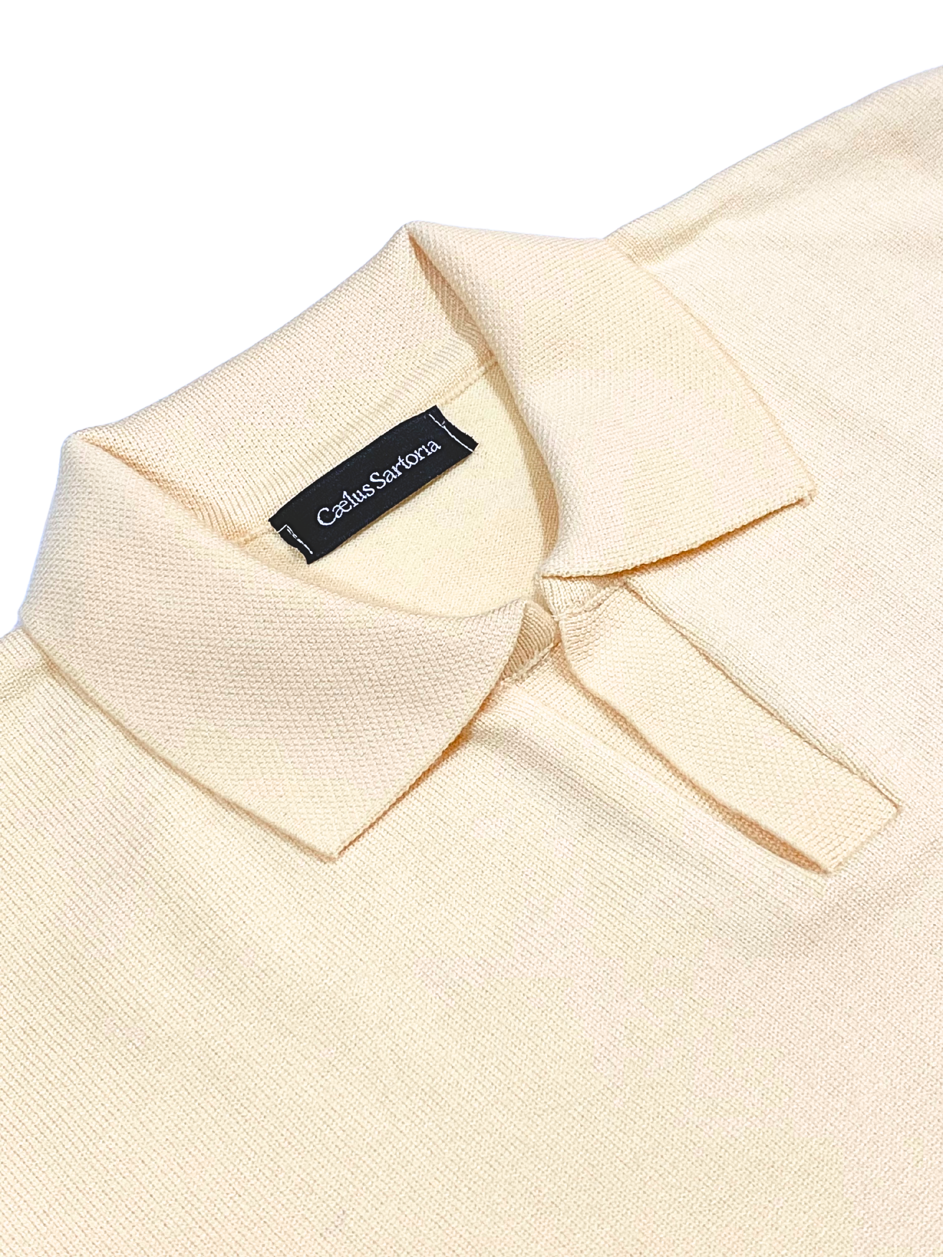 Golden beige knitwear long sleeve