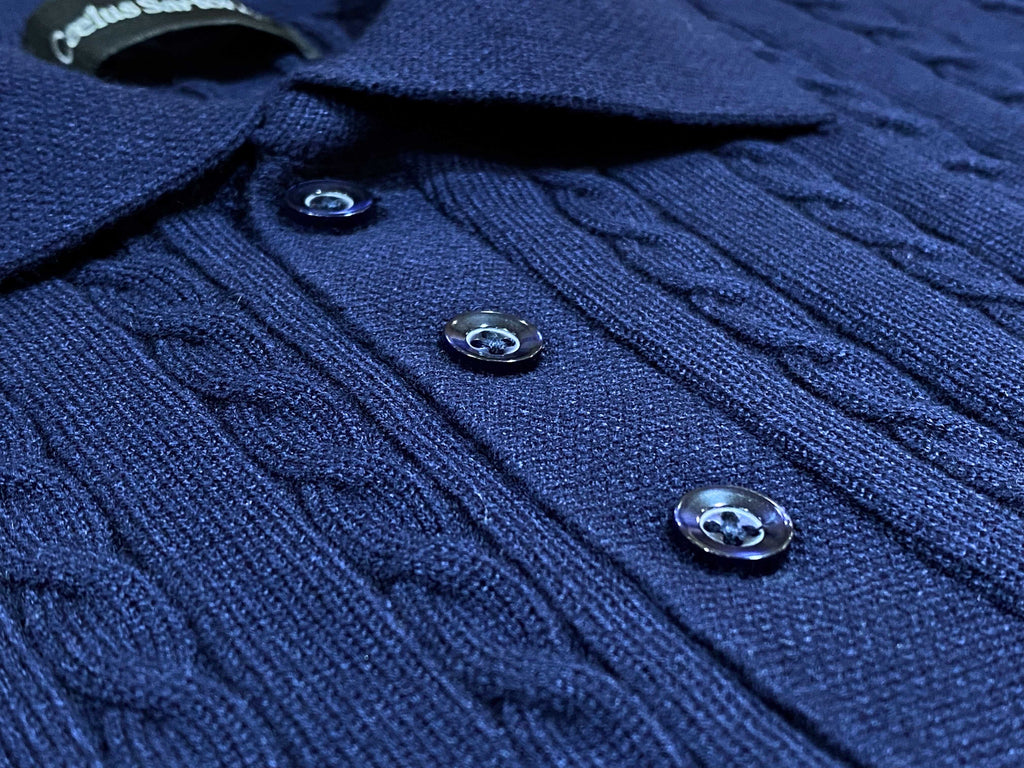 Ocean blue knitwear long sleeve