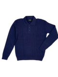 Ocean blue knitwear long sleeve
