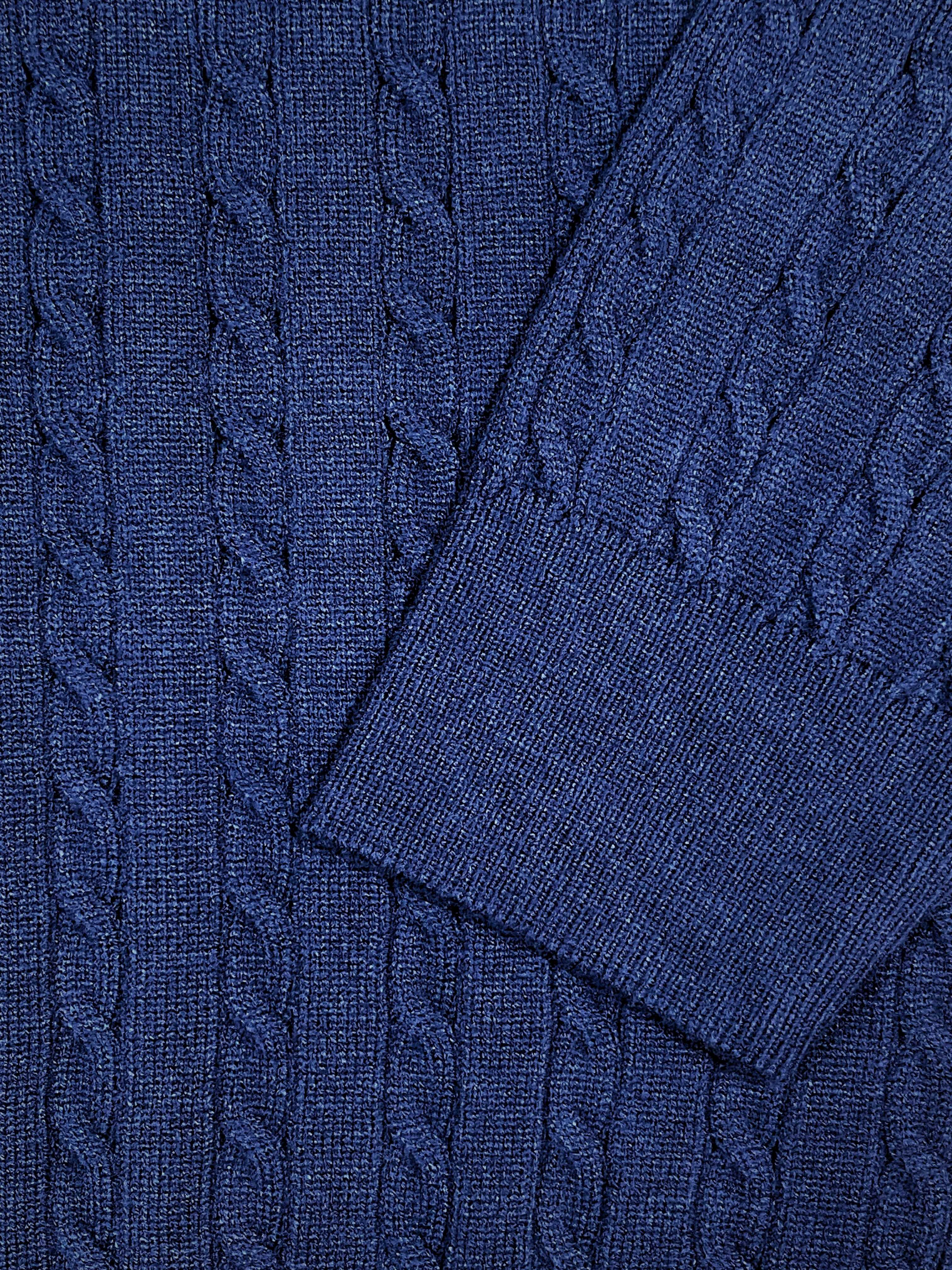 Ocean blue knitwear long sleeve