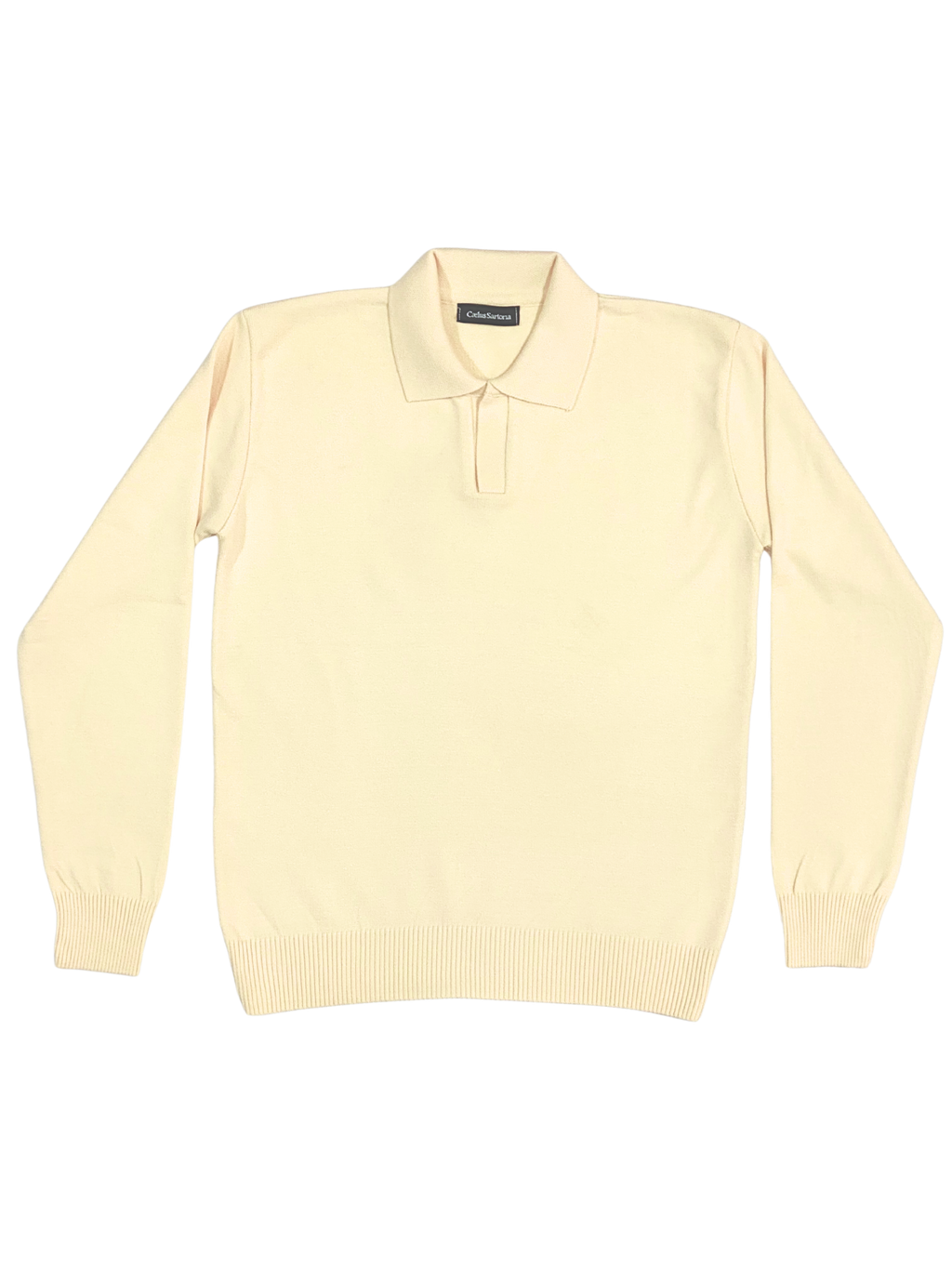 Golden beige knitwear long sleeve